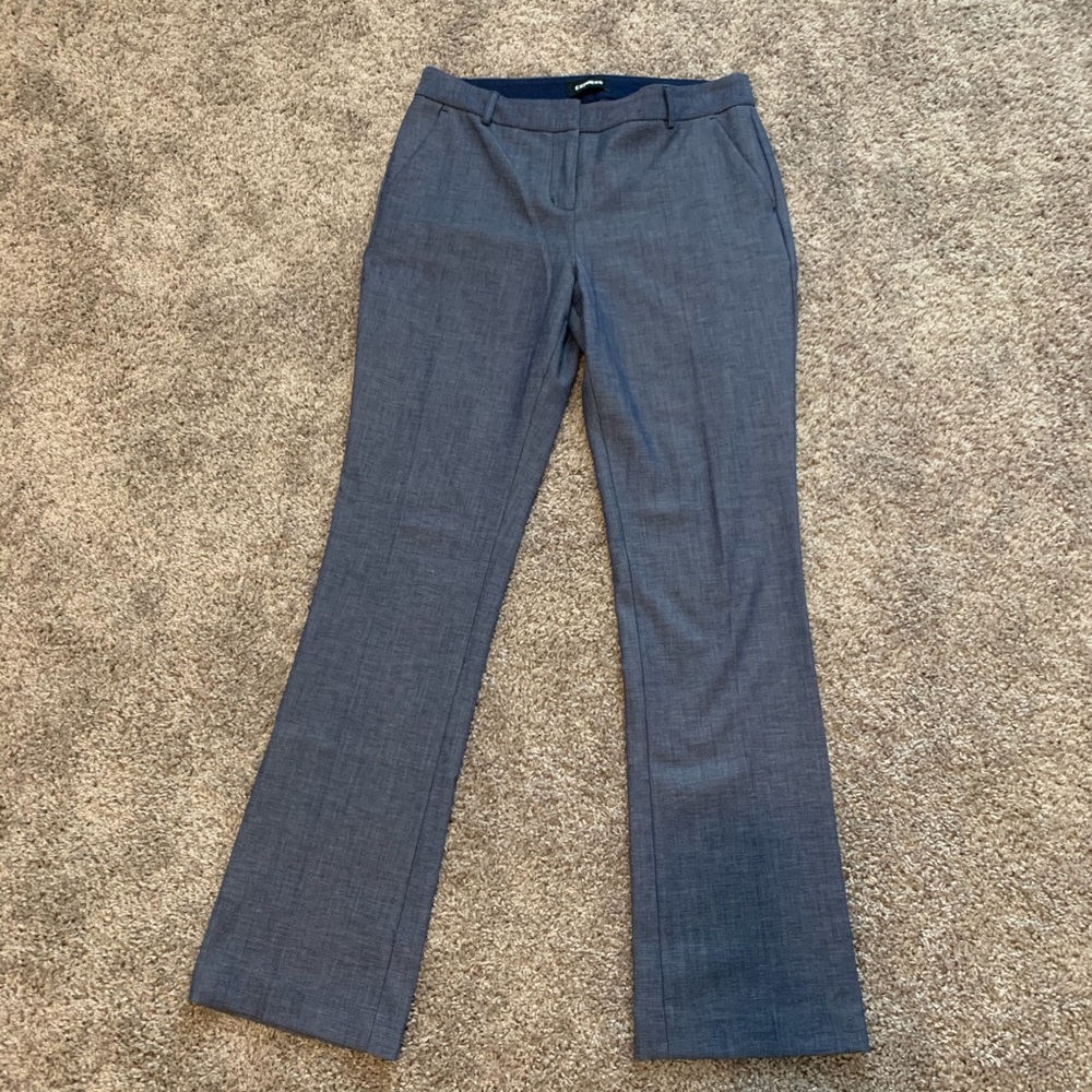 Express Mid Rise Barely Boot Dress Pants